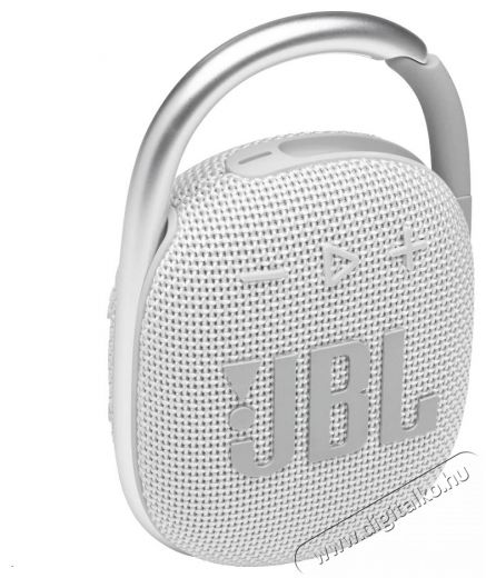 JBL CLIP 4 WHT Bluetooth hangsz&oacute;r&oacute; - feh&eacute;r  Audio-Video / Hifi / Multim&eacute;dia - Hordozhat&oacute;, vezet&eacute;k n&eacute;lk&uuml;li / bluetooth hangsug&aacute;rz&oacute; - Hordozhat&oacute;, vezet&eacute;k n&eacute;lk&uuml;li / bluetooth hangsug&aacute;rz&oacute; - 375108