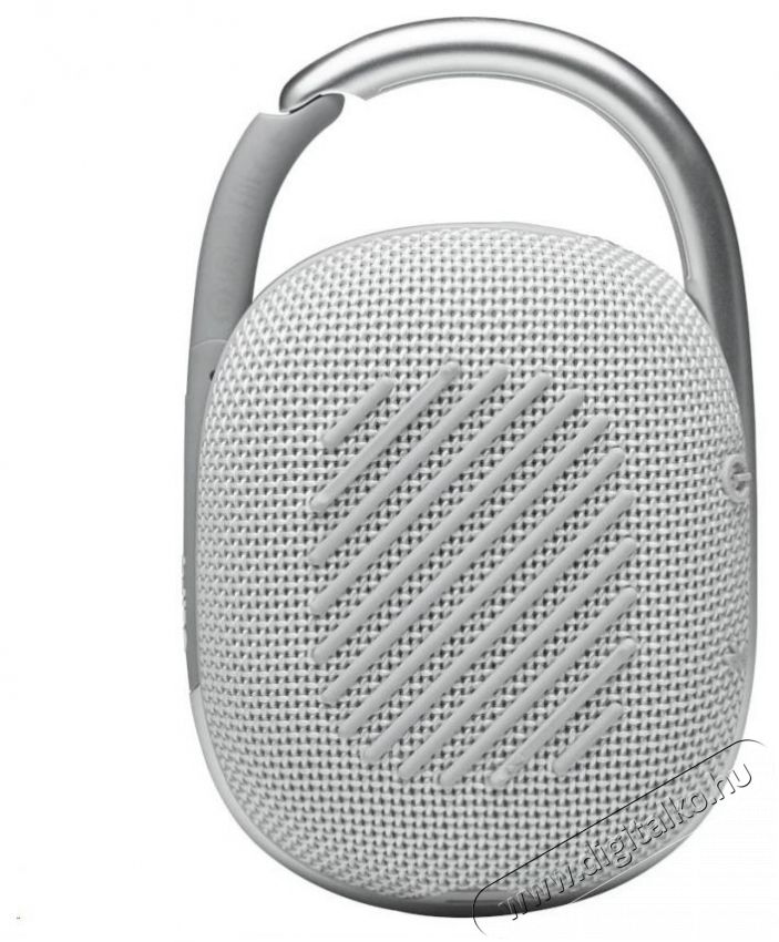 JBL CLIP 4 WHT Bluetooth hangsz&oacute;r&oacute; - feh&eacute;r  Audio-Video / Hifi / Multim&eacute;dia - Hordozhat&oacute;, vezet&eacute;k n&eacute;lk&uuml;li / bluetooth hangsug&aacute;rz&oacute; - Hordozhat&oacute;, vezet&eacute;k n&eacute;lk&uuml;li / bluetooth hangsug&aacute;rz&oacute; - 375108
