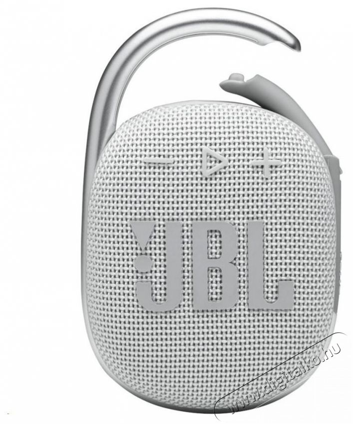 JBL CLIP 4 WHT Bluetooth hangsz&oacute;r&oacute; - feh&eacute;r  Audio-Video / Hifi / Multim&eacute;dia - Hordozhat&oacute;, vezet&eacute;k n&eacute;lk&uuml;li / bluetooth hangsug&aacute;rz&oacute; - Hordozhat&oacute;, vezet&eacute;k n&eacute;lk&uuml;li / bluetooth hangsug&aacute;rz&oacute; - 375108