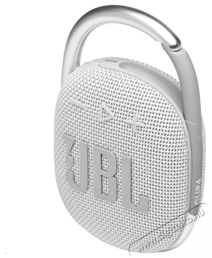 JBL CLIP 4 WHT Bluetooth hangsz&oacute;r&oacute; - feh&eacute;r  Audio-Video / Hifi / Multim&eacute;dia - Hordozhat&oacute;, vezet&eacute;k n&eacute;lk&uuml;li / bluetooth hangsug&aacute;rz&oacute; - Hordozhat&oacute;, vezet&eacute;k n&eacute;lk&uuml;li / bluetooth hangsug&aacute;rz&oacute; - 375108