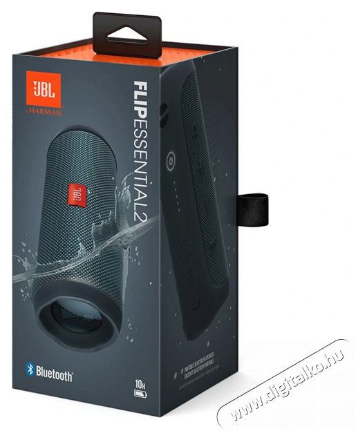 JBL Flip Essential 2 fekete Bluetooth hangsz&oacute;r&oacute; Audio-Video / Hifi / Multim&eacute;dia - Hordozhat&oacute;, vezet&eacute;k n&eacute;lk&uuml;li / bluetooth hangsug&aacute;rz&oacute; - Hordozhat&oacute;, vezet&eacute;k n&eacute;lk&uuml;li / bluetooth hangsug&aacute;rz&oacute; - 453524