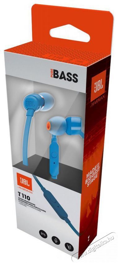 JBL T110BLU f&uuml;lhallgat&oacute; - k&eacute;k Audio-Video / Hifi / Multim&eacute;dia - F&uuml;l &eacute;s Fejhallgat&oacute;k - F&uuml;lhallgat&oacute; - 314198