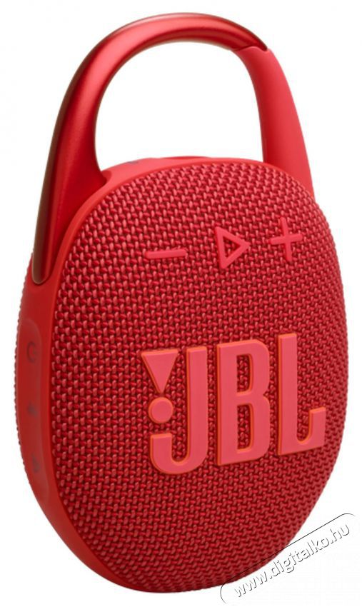 JBL Clip 5 RED piros hordozhat&oacute; Bluetooth hangsz&oacute;r&oacute; Audio-Video / Hifi / Multim&eacute;dia - Hordozhat&oacute;, vezet&eacute;k n&eacute;lk&uuml;li / bluetooth hangsug&aacute;rz&oacute; - Hordozhat&oacute;, vezet&eacute;k n&eacute;lk&uuml;li / bluetooth hangsug&aacute;rz&oacute; - 507947