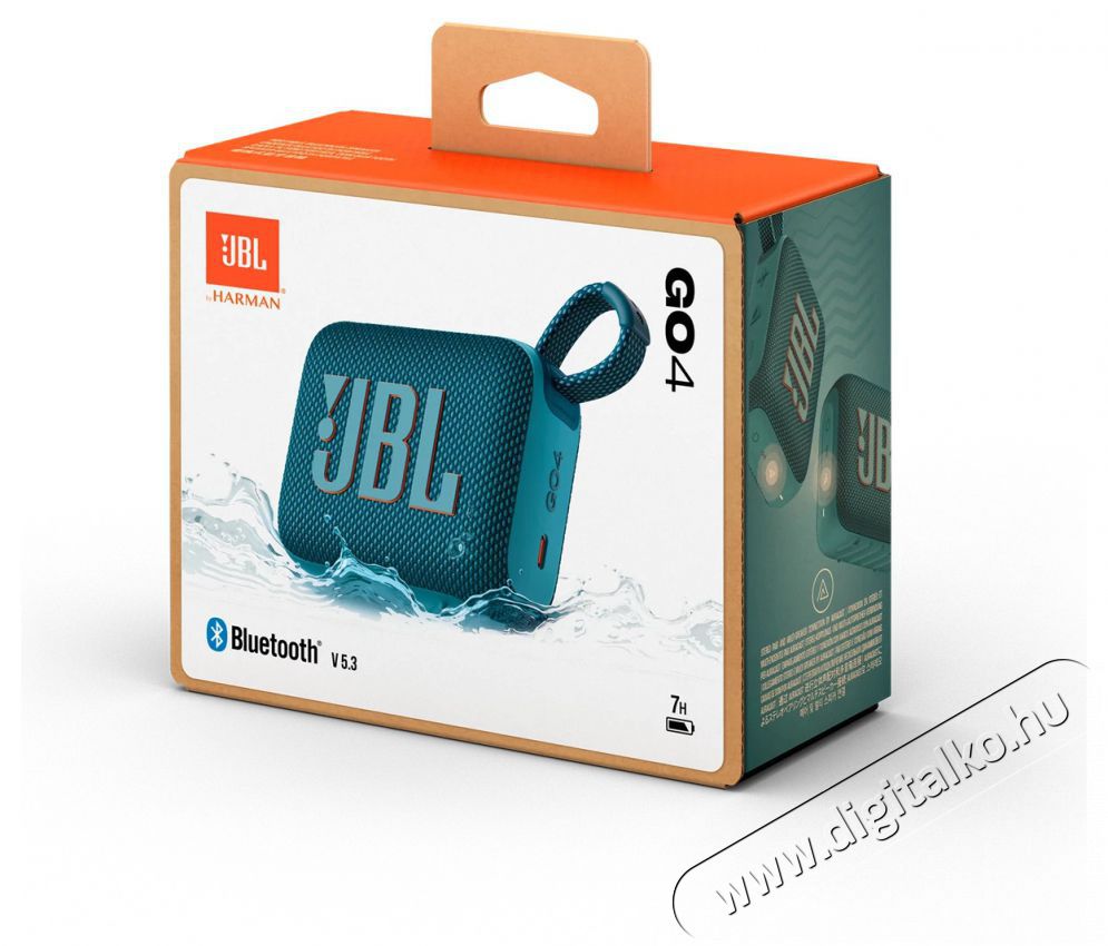 JBL Go 4 BLU k&eacute;k hordozhat&oacute; Bluetooth hangsz&oacute;r&oacute; Audio-Video / Hifi / Multim&eacute;dia - Hordozhat&oacute;, vezet&eacute;k n&eacute;lk&uuml;li / bluetooth hangsug&aacute;rz&oacute; - Hordozhat&oacute;, vezet&eacute;k n&eacute;lk&uuml;li / bluetooth hangsug&aacute;rz&oacute; - 507943