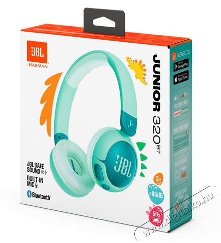 JBL JR 320 BT vezet&eacute;k n&eacute;lk&uuml;li z&ouml;ld gyermek fejhallgat&oacute; Audio-Video / Hifi / Multim&eacute;dia - F&uuml;l &eacute;s Fejhallgat&oacute;k - Fejhallgat&oacute; - 514458