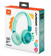 JBL JR 320 BT vezet&eacute;k n&eacute;lk&uuml;li z&ouml;ld gyermek fejhallgat&oacute; Audio-Video / Hifi / Multim&eacute;dia - F&uuml;l &eacute;s Fejhallgat&oacute;k - Fejhallgat&oacute; - 514458