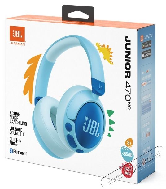 JBL JR 470 NC vezet&eacute;k n&eacute;lk&uuml;li zajszűrős k&eacute;k gyermek fejhallgat&oacute; Audio-Video / Hifi / Multim&eacute;dia - F&uuml;l &eacute;s Fejhallgat&oacute;k - Fejhallgat&oacute; - 514454