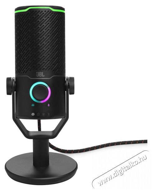 JBL Quantum Stream Studio USB fekete streaming mikrofon Fot&oacute;-Vide&oacute; kieg&eacute;sz&iacute;tők - Mikrofon - &Eacute;nek &eacute;s hangszer mikrofon - 514887