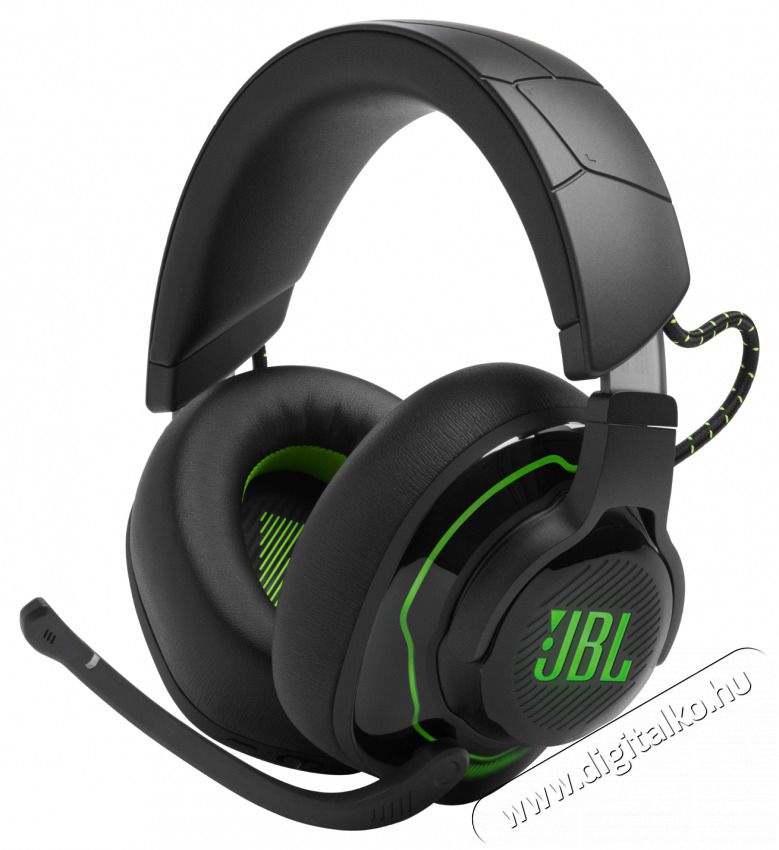 JBL Quantum X 910 WL vezet&eacute;k n&eacute;lk&uuml;li fekete-z&ouml;ld gamer headset Audio-Video / Hifi / Multim&eacute;dia - F&uuml;l &eacute;s Fejhallgat&oacute;k - Fejhallgat&oacute; - 514453