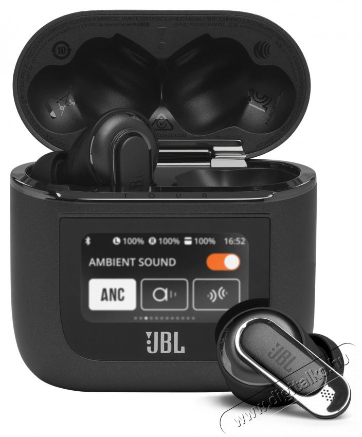 JBL Tour Pro2 True Wireless Bluetooth fekete zajszűrős f&uuml;lhallgat&oacute; Audio-Video / Hifi / Multim&eacute;dia - F&uuml;l &eacute;s Fejhallgat&oacute;k - F&uuml;lhallgat&oacute; - 515014