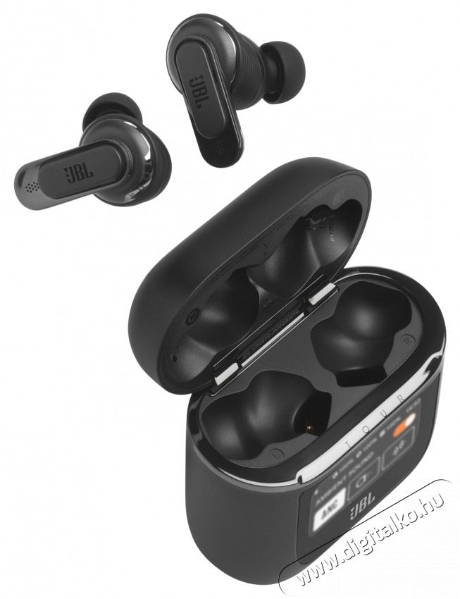 JBL Tour Pro2 True Wireless Bluetooth fekete zajszűrős f&uuml;lhallgat&oacute; Audio-Video / Hifi / Multim&eacute;dia - F&uuml;l &eacute;s Fejhallgat&oacute;k - F&uuml;lhallgat&oacute; - 515014