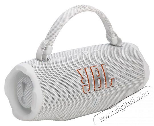 JBL Charge 6 feh&eacute;r Bluetooth hangsz&oacute;r&oacute; Audio-Video / Hifi / Multim&eacute;dia - Hordozhat&oacute;, vezet&eacute;k n&eacute;lk&uuml;li / bluetooth hangsug&aacute;rz&oacute; - Hordozhat&oacute;, vezet&eacute;k n&eacute;lk&uuml;li / bluetooth hangsug&aacute;rz&oacute; - 516286