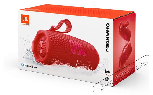 JBL Charge 6 piros Bluetooth hangsz&oacute;r&oacute; Audio-Video / Hifi / Multim&eacute;dia - Hordozhat&oacute;, vezet&eacute;k n&eacute;lk&uuml;li / bluetooth hangsug&aacute;rz&oacute; - Hordozhat&oacute;, vezet&eacute;k n&eacute;lk&uuml;li / bluetooth hangsug&aacute;rz&oacute; - 516284
