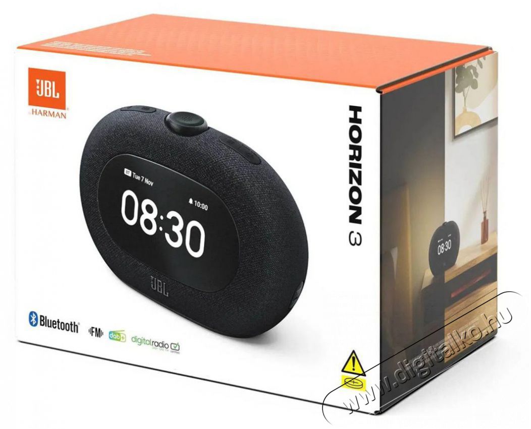 JBL Horizon3 Black Audio-Video / Hifi / Multim&eacute;dia - R&aacute;di&oacute; / &oacute;r&aacute;s r&aacute;di&oacute; - &Eacute;bresztő&oacute;r&aacute;s r&aacute;di&oacute; - 525053