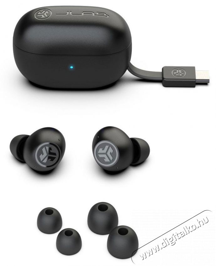 JLAB Go Pop ANC True Wireless Earbuds - Black Audio-Video / Hifi / Multim&eacute;dia - F&uuml;l &eacute;s Fejhallgat&oacute;k - F&uuml;lhallgat&oacute; - 510090