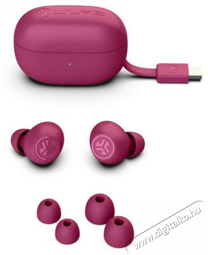 JLAB Go Pop ANC True Wireless Earbuds - Fuchsia Audio-Video / Hifi / Multim&eacute;dia - F&uuml;l &eacute;s Fejhallgat&oacute;k - F&uuml;lhallgat&oacute; - 510095