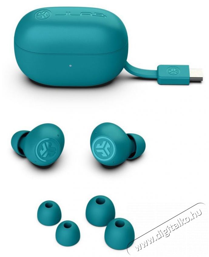 JLAB Go Pop ANC True Wireless Earbuds- Teal Audio-Video / Hifi / Multim&eacute;dia - F&uuml;l &eacute;s Fejhallgat&oacute;k - F&uuml;lhallgat&oacute; - 510096