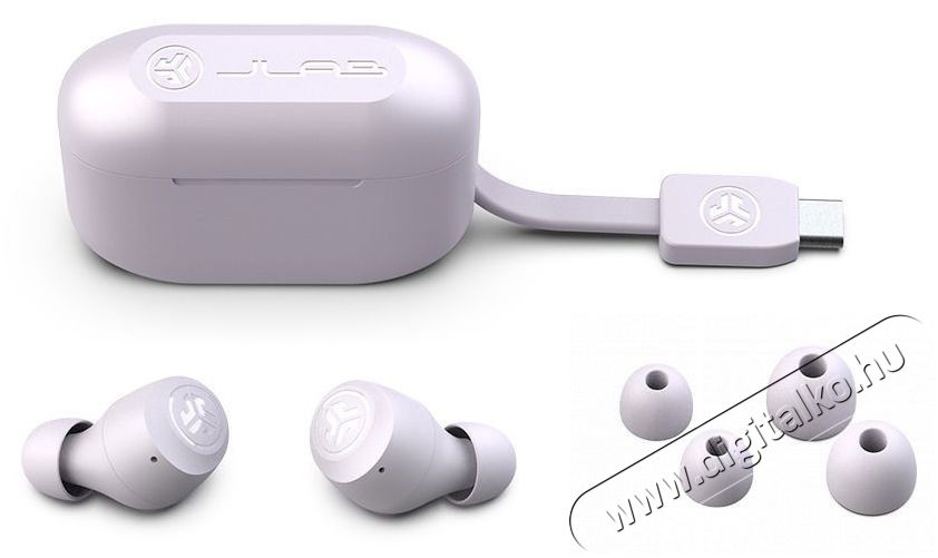 JLAB Go Pop+ True Wireless Earbuds Lilac Audio-Video / Hifi / Multim&eacute;dia - F&uuml;l &eacute;s Fejhallgat&oacute;k - F&uuml;lhallgat&oacute; - 510086