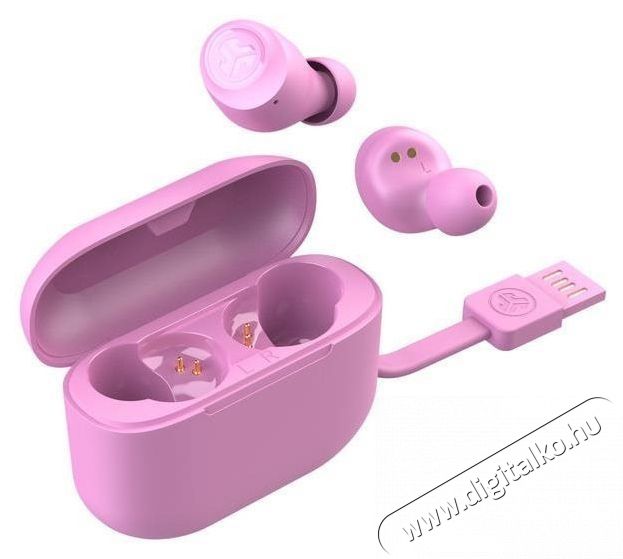 JLAB Go Pop+ True Wireless Earbuds Pink Audio-Video / Hifi / Multim&eacute;dia - F&uuml;l &eacute;s Fejhallgat&oacute;k - F&uuml;lhallgat&oacute; - 510085