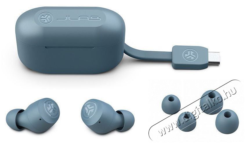 JLAB Go Pop+ True Wireless Earbuds Slate Audio-Video / Hifi / Multim&eacute;dia - F&uuml;l &eacute;s Fejhallgat&oacute;k - F&uuml;lhallgat&oacute; - 510082