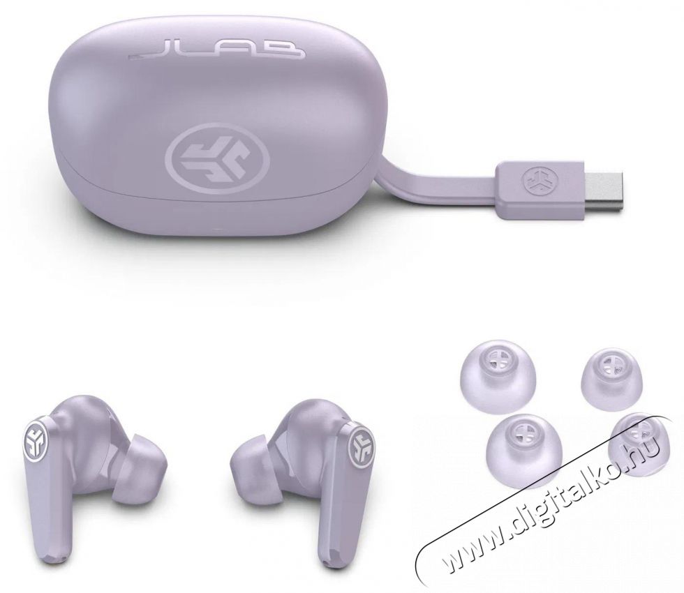 JLAB Go Pods ANC, lila F&uuml;lhallgat&oacute; Audio-Video / Hifi / Multim&eacute;dia - F&uuml;l &eacute;s Fejhallgat&oacute;k - F&uuml;lhallgat&oacute; - 529658