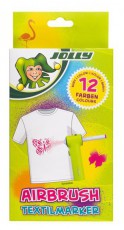 JOLLY Airbrush Textile 12 darabos k&eacute;tv&eacute;gű sz&iacute;nes textilmarker ut&aacute;nt&ouml;ltő k&eacute;szlet - Iroda &eacute;s sz&aacute;m&iacute;t&aacute;stechnika - Egy&eacute;b sz&aacute;m&iacute;t&aacute;stechnikai term&eacute;k - 510820