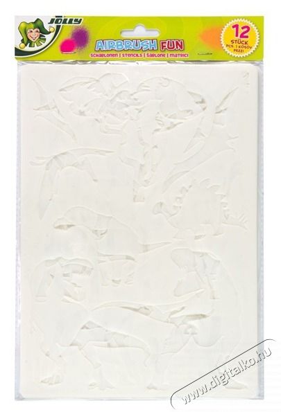 JOLLY Airbrush Fun 12 darabos sablon Iroda &eacute;s sz&aacute;m&iacute;t&aacute;stechnika - Egy&eacute;b sz&aacute;m&iacute;t&aacute;stechnikai term&eacute;k - 518057