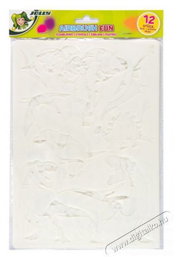 JOLLY Airbrush Fun 12 darabos sablon Iroda &eacute;s sz&aacute;m&iacute;t&aacute;stechnika - Egy&eacute;b sz&aacute;m&iacute;t&aacute;stechnikai term&eacute;k - 518057