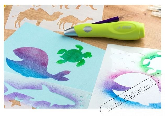 JOLLY Airbrush Fun 12 darabos sablon Iroda &eacute;s sz&aacute;m&iacute;t&aacute;stechnika - Egy&eacute;b sz&aacute;m&iacute;t&aacute;stechnikai term&eacute;k - 518057