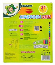 JOLLY Airbrush Fun 12 patronos airbrush k&eacute;szlet Iroda &eacute;s sz&aacute;m&iacute;t&aacute;stechnika - Egy&eacute;b sz&aacute;m&iacute;t&aacute;stechnikai term&eacute;k - 518055