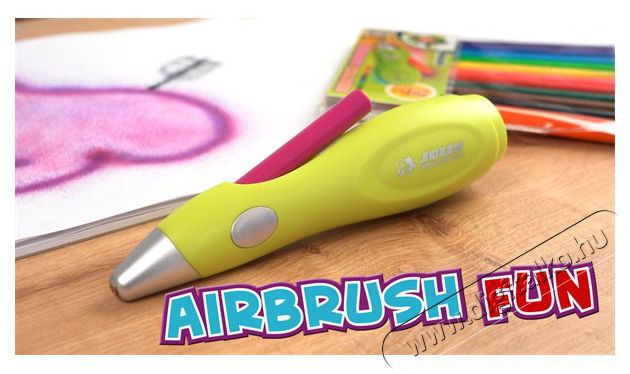 JOLLY Airbrush Fun 12 patronos airbrush k&eacute;szlet Iroda &eacute;s sz&aacute;m&iacute;t&aacute;stechnika - Egy&eacute;b sz&aacute;m&iacute;t&aacute;stechnikai term&eacute;k - 518055