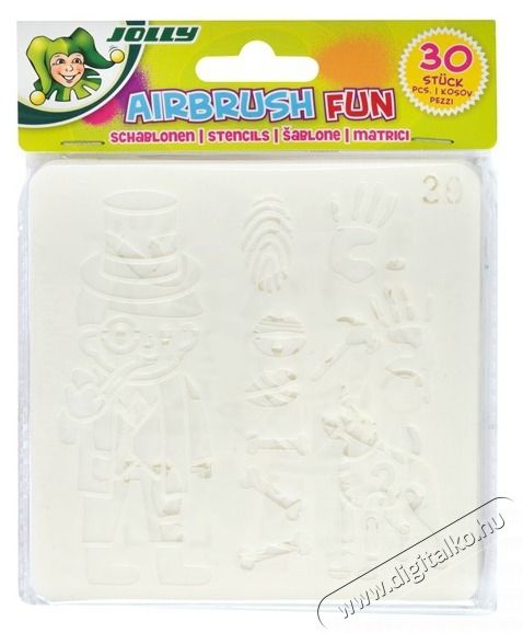 JOLLY Airbrush Fun 30 darabos sablon Iroda &eacute;s sz&aacute;m&iacute;t&aacute;stechnika - Egy&eacute;b sz&aacute;m&iacute;t&aacute;stechnikai term&eacute;k - 518058