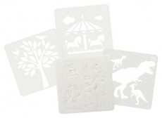 JOLLY Airbrush Fun 30 darabos sablon Iroda &eacute;s sz&aacute;m&iacute;t&aacute;stechnika - Egy&eacute;b sz&aacute;m&iacute;t&aacute;stechnikai term&eacute;k - 518058