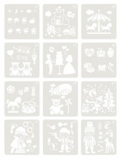 JOLLY Airbrush Fun 30 darabos sablon Iroda &eacute;s sz&aacute;m&iacute;t&aacute;stechnika - Egy&eacute;b sz&aacute;m&iacute;t&aacute;stechnikai term&eacute;k - 518058