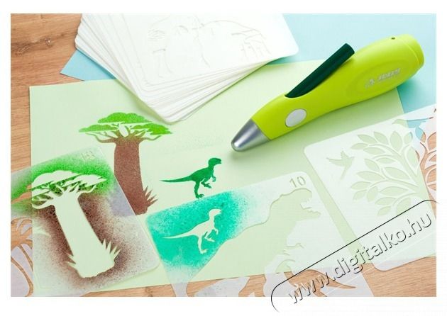 JOLLY Airbrush Fun 30 darabos sablon Iroda &eacute;s sz&aacute;m&iacute;t&aacute;stechnika - Egy&eacute;b sz&aacute;m&iacute;t&aacute;stechnikai term&eacute;k - 518058