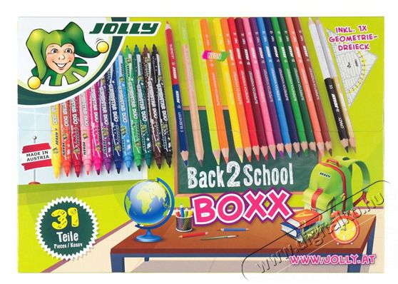 JOLLY Back To School All In Boxx 31 darabos iskolakezdő k&eacute;szlet H&aacute;ztart&aacute;s / Otthon / K&uuml;lt&eacute;r - J&aacute;t&eacute;k / Sport - Kieg&eacute;sz&iacute;tő - 518039
