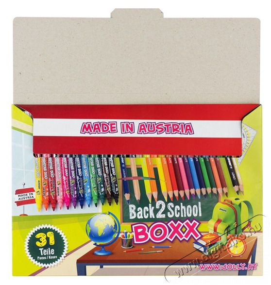 JOLLY Back To School All In Boxx 31 darabos iskolakezdő k&eacute;szlet H&aacute;ztart&aacute;s / Otthon / K&uuml;lt&eacute;r - J&aacute;t&eacute;k / Sport - Kieg&eacute;sz&iacute;tő - 518039