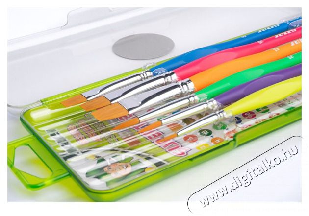 JOLLY Neon 6 darabos ergon&oacute;mikus fog&oacute;s ecsetk&eacute;szlet Iroda &eacute;s sz&aacute;m&iacute;t&aacute;stechnika - Egy&eacute;b sz&aacute;m&iacute;t&aacute;stechnikai term&eacute;k - 518053