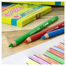 JOLLY X-Big extra vastag 12 darabos sz&iacute;nesceruza k&eacute;szlet H&aacute;ztart&aacute;s / Otthon / K&uuml;lt&eacute;r - J&aacute;t&eacute;k / Sport - Kieg&eacute;sz&iacute;tő - 518043