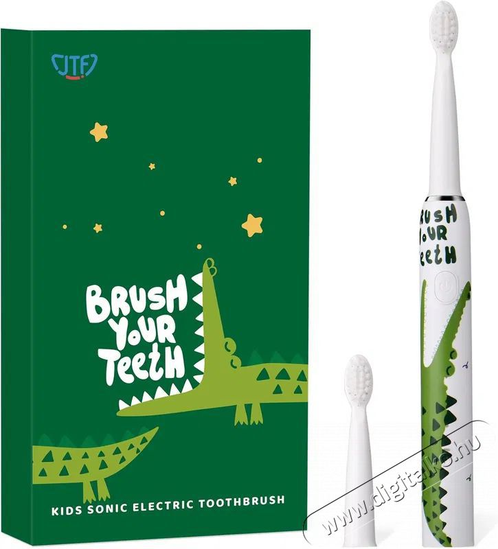 JTF J20C, 2 db p&oacute;tfej - Krokodil Sz&eacute;ps&eacute;g&aacute;pol&aacute;s / Eg&eacute;szs&eacute;g - Sz&aacute;j / fog &aacute;pol&aacute;s - Elektromos fogkefe - 529664