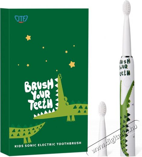 JTF J20C, 2 db p&oacute;tfej - Krokodil Sz&eacute;ps&eacute;g&aacute;pol&aacute;s / Eg&eacute;szs&eacute;g - Sz&aacute;j / fog &aacute;pol&aacute;s - Elektromos fogkefe - 529664