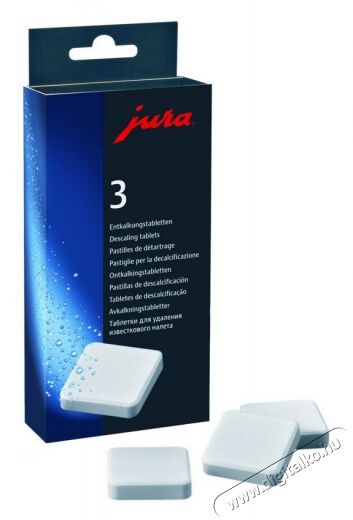 Jura V&iacute;zkőmentes&iacute;tő tabletta (9 db) Konyhai term&eacute;kek - K&aacute;v&eacute;főző / k&aacute;v&eacute;&ouml;rlő / kieg&eacute;sz&iacute;tő - Filter / tiszt&iacute;t&oacute; / v&iacute;zkőmentes&iacute;tő - 304408