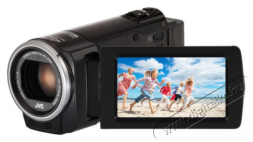 JVC GZ-E105BEU-minikamera F&eacute;nyk&eacute;pezőg&eacute;p / kamera - MiniDV / DVCAM kamera - 271443
