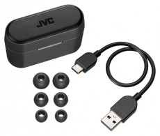 JVC HA-A9TB True Wireless Bluetooth fekete f&uuml;lhallgat&oacute; Audio-Video / Hifi / Multim&eacute;dia - F&uuml;l &eacute;s Fejhallgat&oacute;k - F&uuml;lhallgat&oacute; - 404409