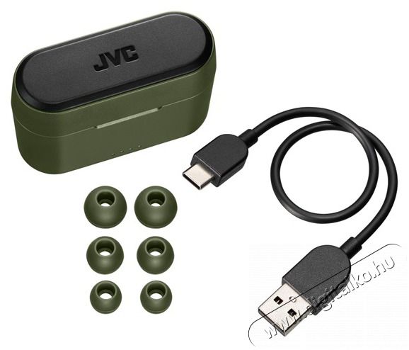 JVC HA-A9TG True Wireless Bluetooth military z&ouml;ld f&uuml;lhallgat&oacute; Audio-Video / Hifi / Multim&eacute;dia - F&uuml;l &eacute;s Fejhallgat&oacute;k - F&uuml;lhallgat&oacute; - 455175
