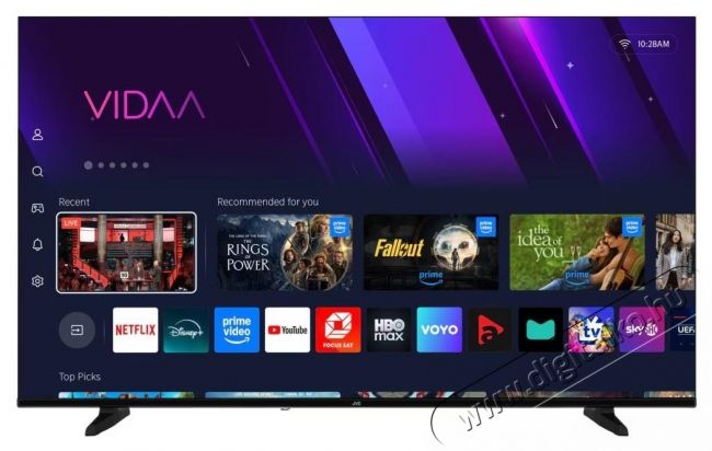 JVC 55VD2500 LED telev&iacute;zi&oacute;, 139 cm, Smart, 4K Ultra HD, D energiaoszt&aacute;ly Telev&iacute;zi&oacute;k - LED telev&iacute;zi&oacute; - UHD 4K felbont&aacute;s&uacute; - 535370