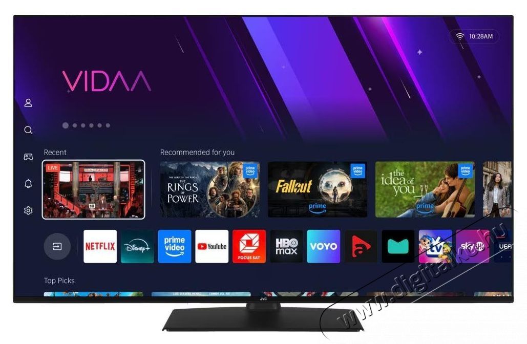 JVC 55VDQ3500 QLED telev&iacute;zi&oacute;, 139 cm, Smart, 4K Ultra HD, E energiaoszt&aacute;ly Telev&iacute;zi&oacute;k - Plazma telev&iacute;zi&oacute; - 535369