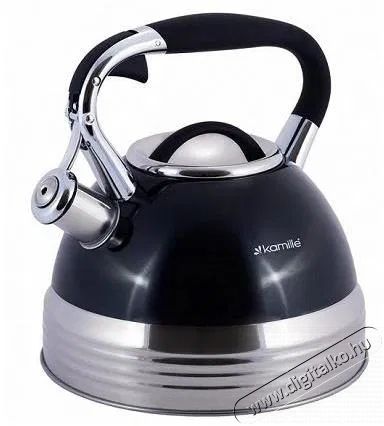 Kamille 0696 BL, rozsdamentes ac&eacute;l, 2,7 l f&uuml;ty&uuml;l Konyhai term&eacute;kek - V&iacute;zforral&oacute; / teafőző - 528704