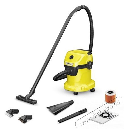 Karcher WD 3 V-15/4/20 CAR 1.628-121.0 PORSZ&Iacute;V&Oacute; MULTIFUNKCI&Oacute;S H&aacute;ztart&aacute;s / Otthon / K&uuml;lt&eacute;r - Porsz&iacute;v&oacute; / takar&iacute;t&oacute;g&eacute;p - Porzs&aacute;kos porsz&iacute;v&oacute; - 507977