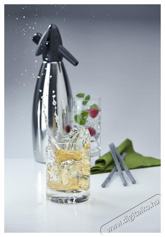 Kayser Rozsdamentes ac&eacute;l szifon palack 1 l Konyhai term&eacute;kek - Sodastream sz&oacute;dag&eacute;p - Sodastream palack - 528724